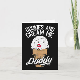 Kekse und creme Me Daddy Halloween Karte