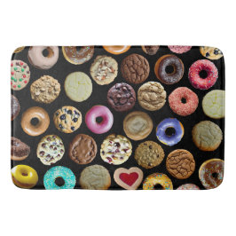 Kekse und Doughnüsse Badematte