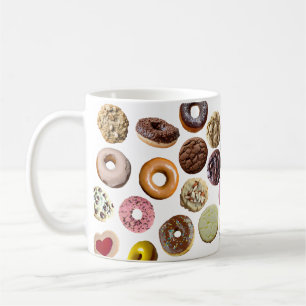Kekse und Doughnüsse Kaffeetasse