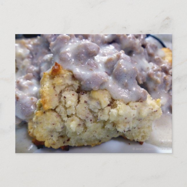 Kekse und Gravy Postkarte (Vorderseite)
