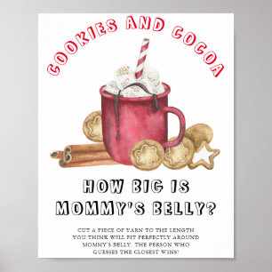 KEKSE UND KAKAO Wie groß ist Mamas Bauch Spiel  Poster