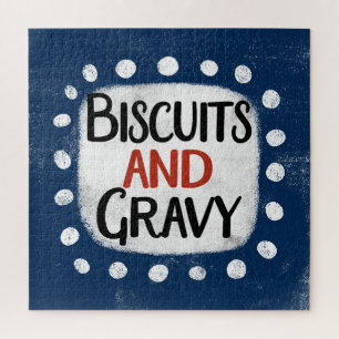 Kekse und Puzzle Gravy