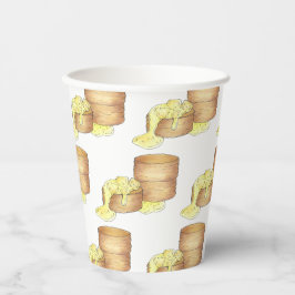 Kekse und südliche Küche im Gravy Pappbecher