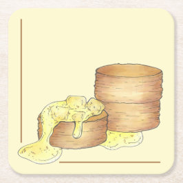 Kekse und Wurst Gravy Koch Diner Restaurant Rechteckiger Pappuntersetzer