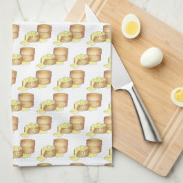 Kekse und Wurst Gravy Südliches Frühstück Küche Geschirrtuch