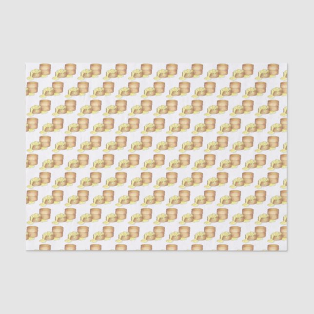 Kekse und Wurst Gravy Südliches Frühstück Küche Seidenpapier (Vorderseite)