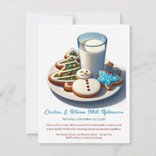 🥛🍪 "Kekse & Warme Milch Nachmittag" Einladung 🍪