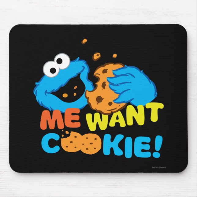 Keksmonster will Keks Mousepad (Vorne)