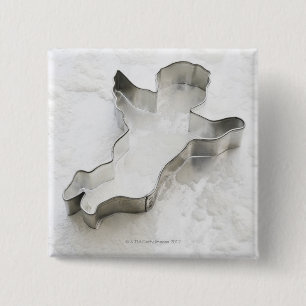 Keksschneider in Form eines Engels, nah Button