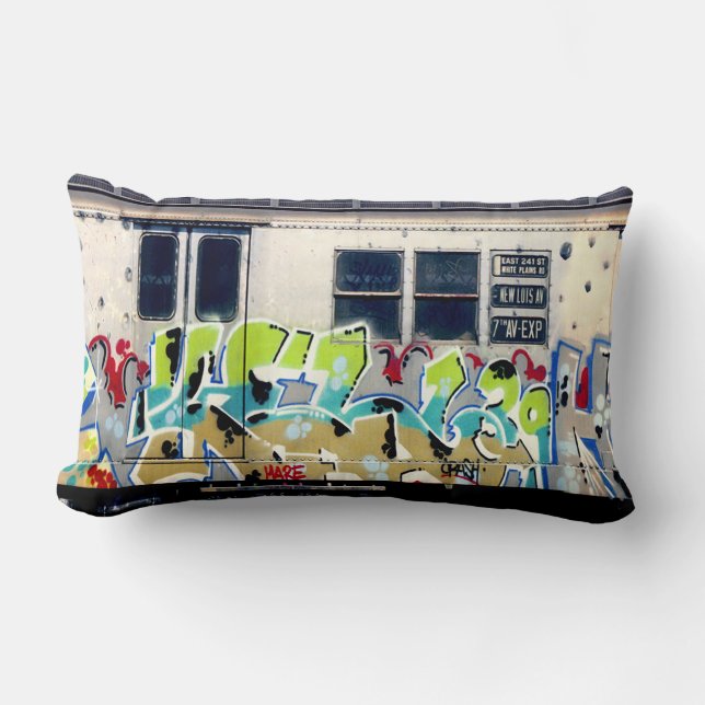 Kel1st Classic Graffiti Lumbar Pillow Lendenkissen (Vorderseite)