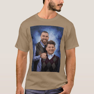 Kelce and Mahomes Stepbrothers retro T-Shirt