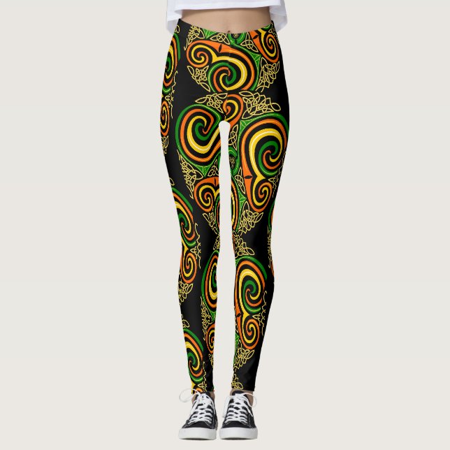 Kelchspirale Leggings (Vorderseite)