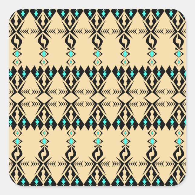 Kele ~ Sparrow Quadratischer Aufkleber (Vorderseite)