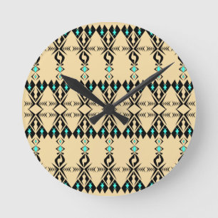Kele ~ Sparrow Runde Wanduhr