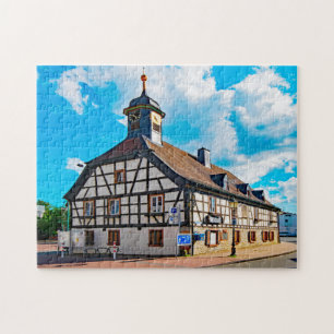 Kelkheim Rathaus Deutschland. Puzzle