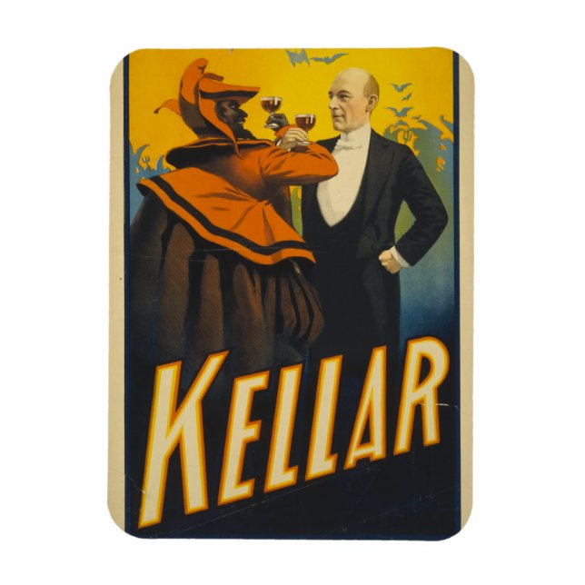 Kellar, der Zauberer, der den Teufel erstickt Magnet (Vertikal)