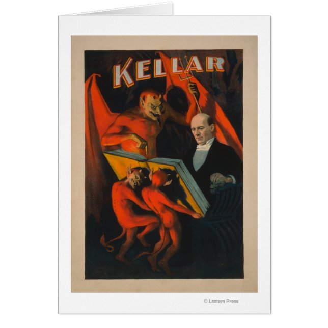 Kellar Devil and Demos with Magic Book Poster (Vorne)