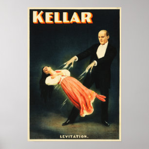 KELLAR Die Zaubertrick-Performance Poster
