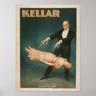 Kellar Levitation Magic Poster #1
