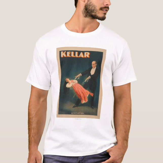 Kellar Levitations-magisches Plakat #2 T-Shirt (Vorderseite)