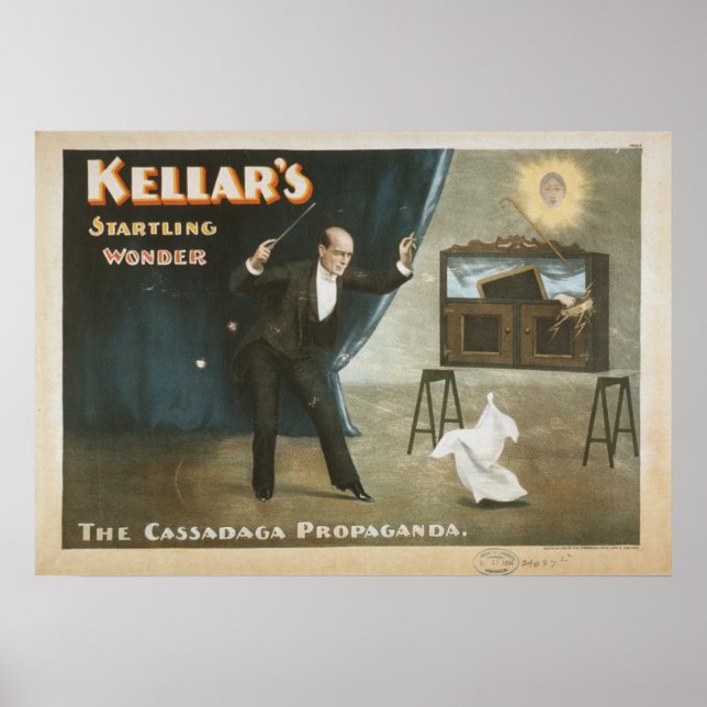KELLAR Magician Illusionist VAUDEVILLE Poster (Vorne)