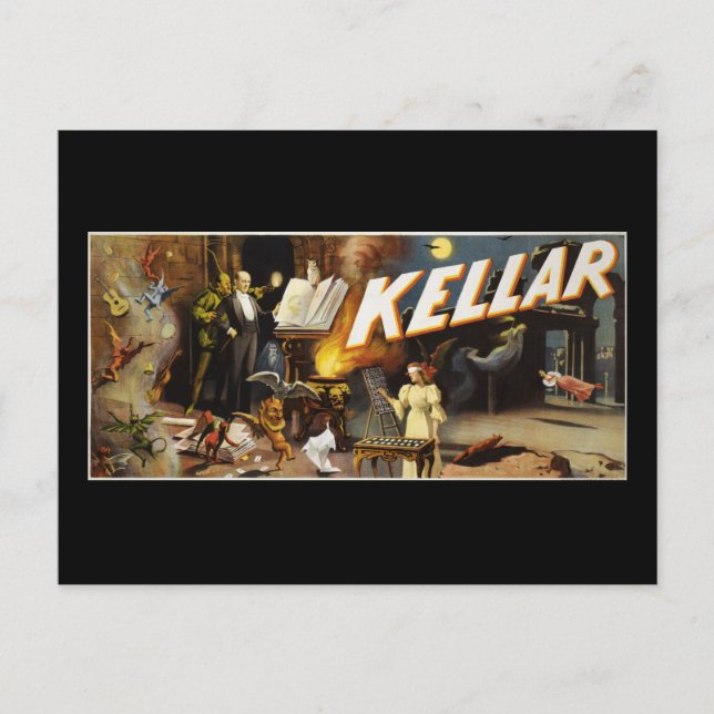 Kellar Postkarte (Vorderseite)
