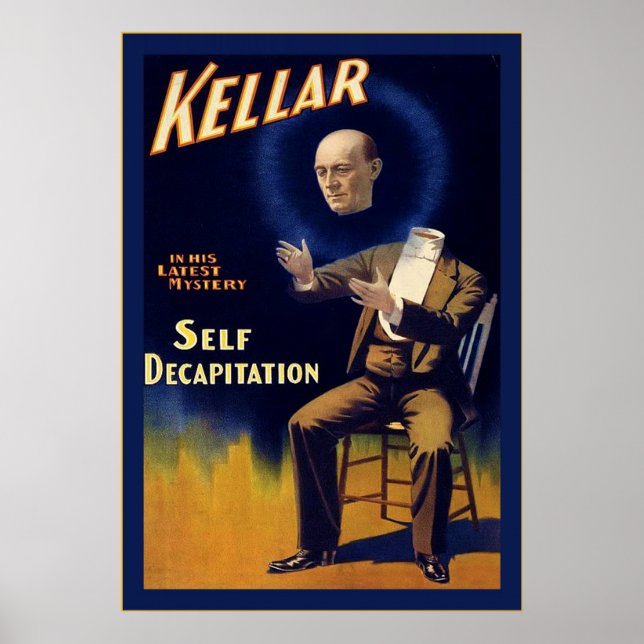 Kellar ~ Vintag Magician Poster (Vorne)