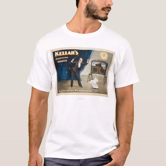 Kellars aufrüttelndes Wunder-Magie-Plakat T-Shirt (Vorderseite)