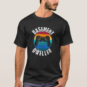 Keller Dweller   Funny Gamer Geschenke   Gaming T-Shirt