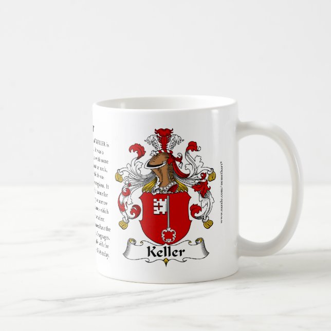 Keller Familien-Wappen Tasse (Rechts)