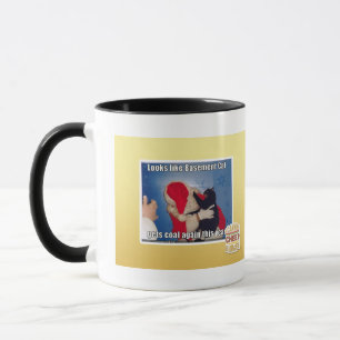 Keller-Katze erhält Kohle Tasse