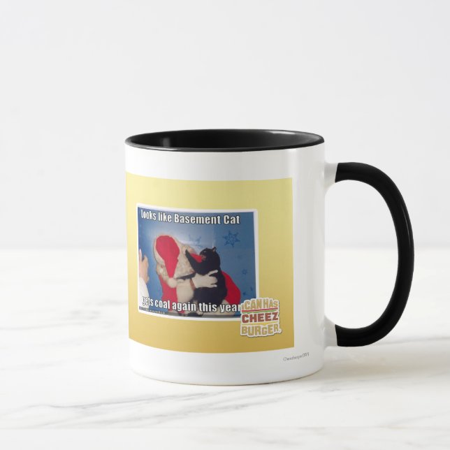 Keller-Katze erhält Kohle Tasse (Rechts)