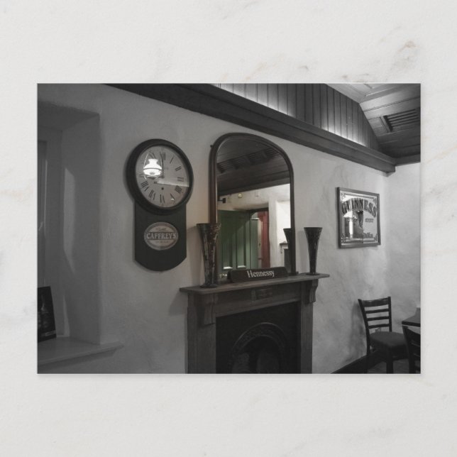 Keller-Kneipen-Belfast-Schloss Postkarte (Vorderseite)