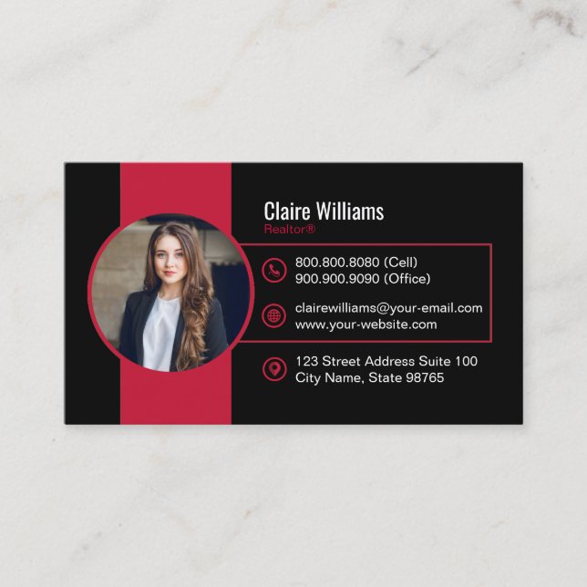 Keller Williams Business Card Visitenkarte (Vorderseite)