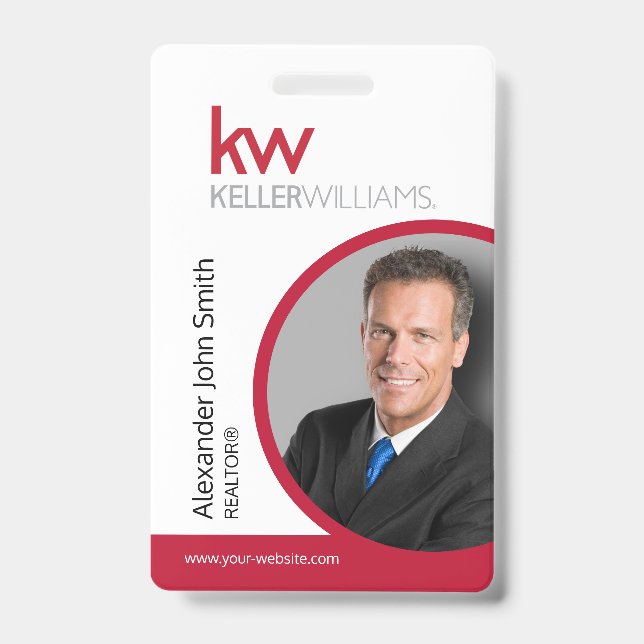 Keller Williams ID Card Badge Ausweis (Vorderseite)