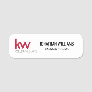Keller Williams Name Tag Namensschild