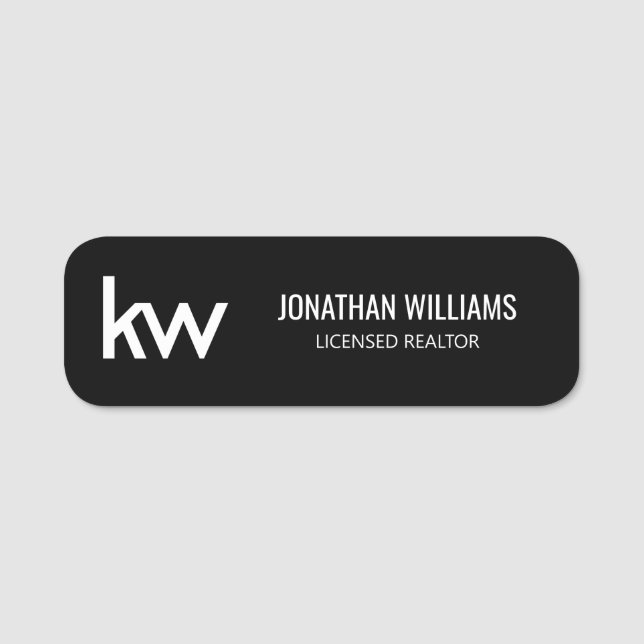 Keller Williams Namensschild (Vorderseite)