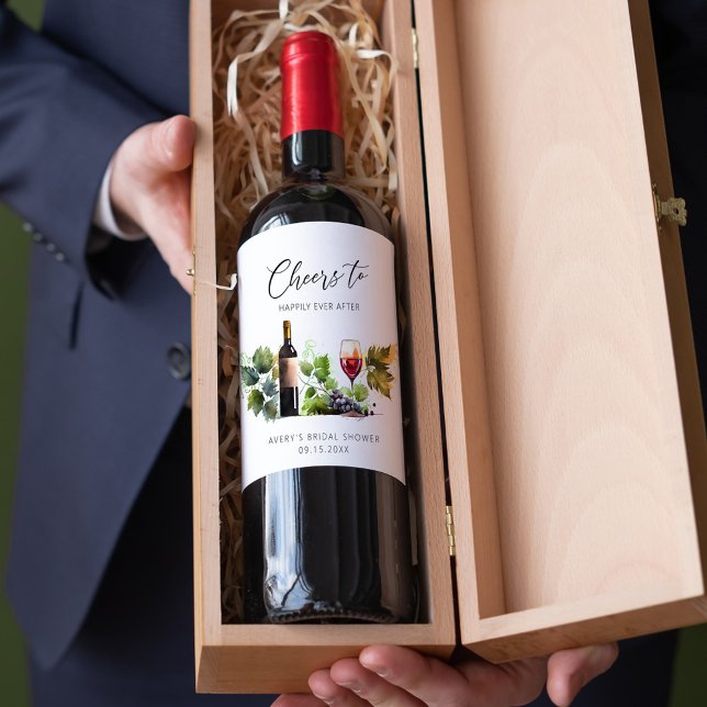 Kellergewebes Brautparty Weinetikett (Von Creator hochgeladen)