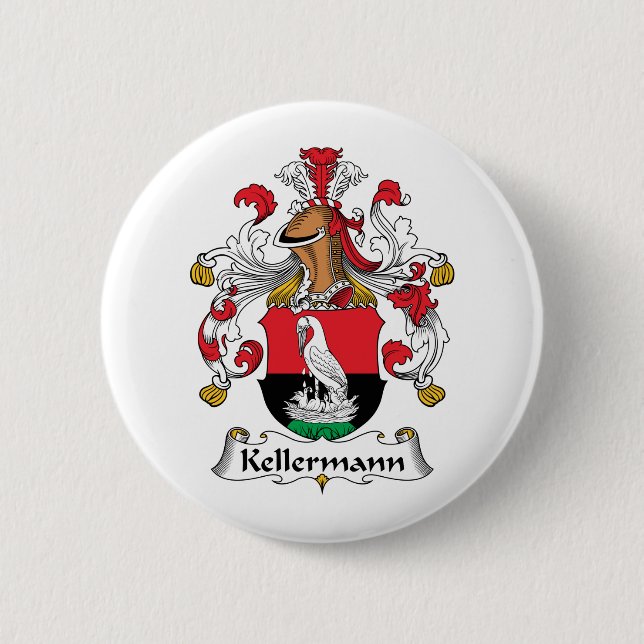 Kellermann Familienwappen Button (Vorderseite)