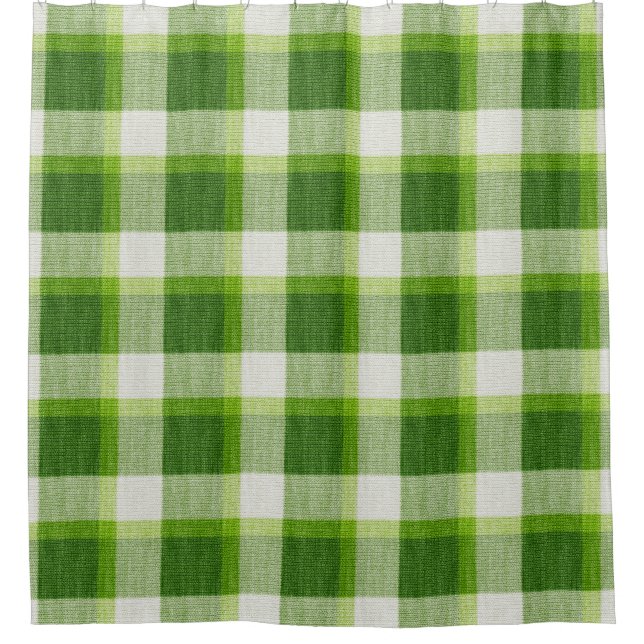 Kelley Tartan kariertes Showertime Duschvorhang (Vorderseite)