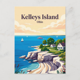Kelleys Island, Ohio Postkarte