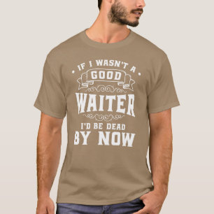 Kellner Essen Party Junge T-Shirt