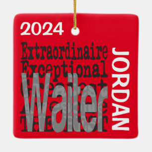 Kellner Extraordinaire CUSTOM Keramikornament