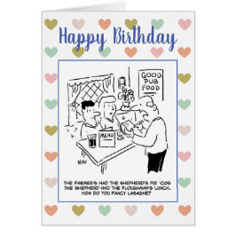 Kellner in Pub Frage, wenn Kunden Extravagant Lasa