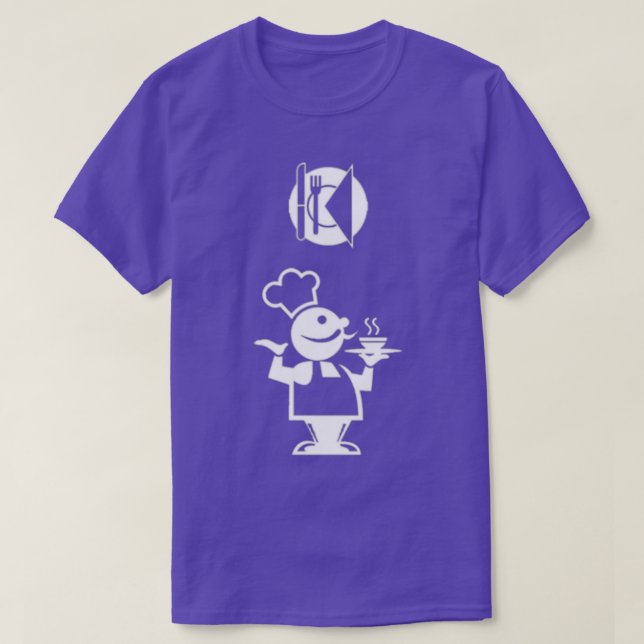 Kellner Steward Restaurant Stuff Servant Geschenk  T-Shirt (Design vorne)