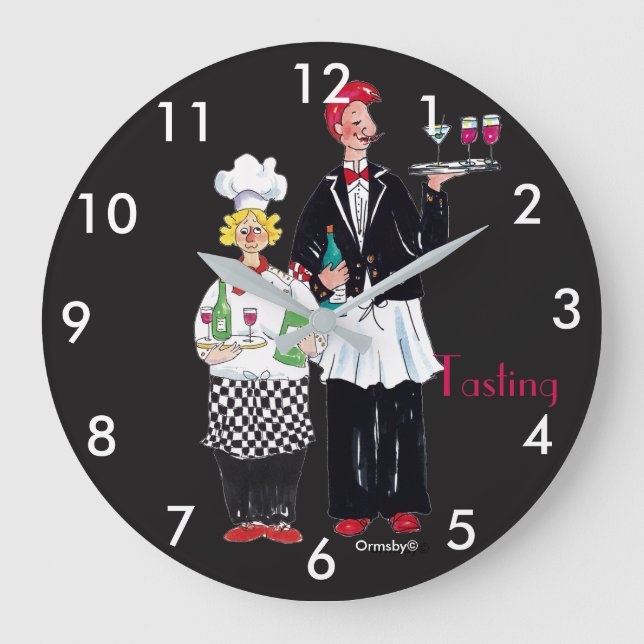 Kellner-Wanduhr Große Wanduhr (Vorderseite)