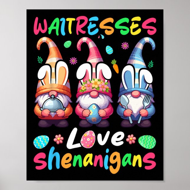Kellnerinnen Kostüme Shenanigans Lover Drei Nomade Poster (Vorne)