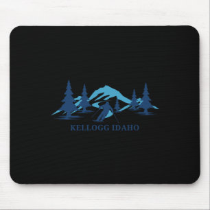 Kellogg Idaho Skigebiet Skifahren Skifahren Mousepad