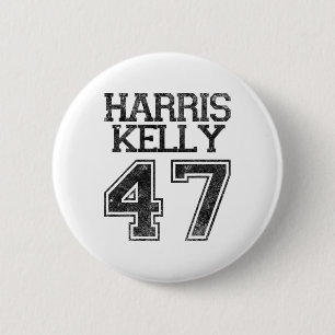 Kelly 2024 Kamala Harris Mark Kelly Vintage Präsid Button