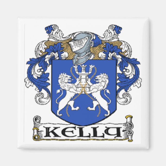 Kelly Coat of Arms Magnet (Vorne)